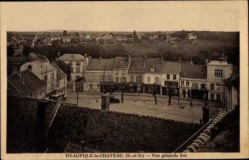 Ak Neauphle le Chateau Yvelines, Vue Générale