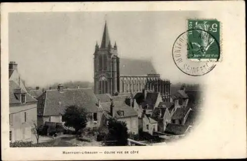 Ak Montfort l'Amaury Yvelines, L´Église