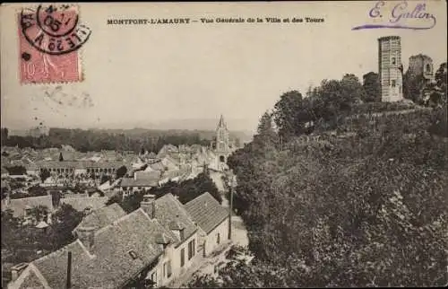 Ak Montfort l'Amaury Yvelines, Vue Générale