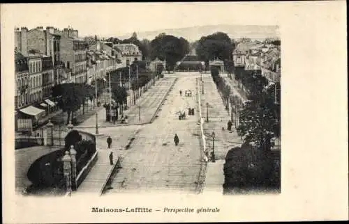 Ak Maisons Laffitte Yvelines, Perspective Générale