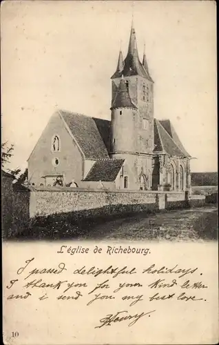 Ak Richebourg Yvelines, Église