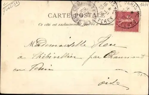 Ak Poissy Yvelines, Portail de l´Église Notre Dame