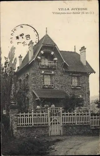 Ak Villennes sur Seine Yvelines, Villa Joyeuse