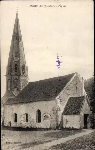 Ak Jambville Yvelines, l´Église