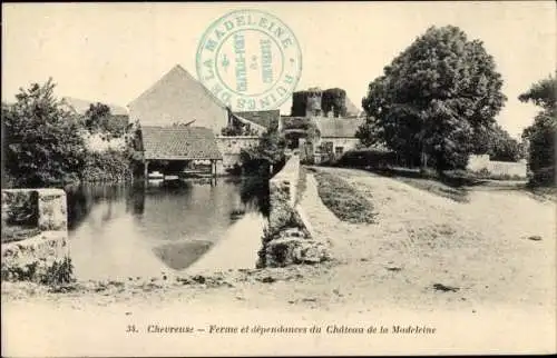 Ak Chevreuse Yvelines, Ferme et dépendances du Château de la Madeleine