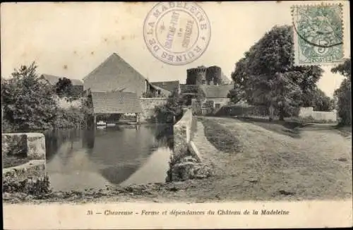 Ak Chevreuse Yvelines, Ferme et dépendances du Château de la Madeleine