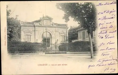 Ak Chatou Yvelines, Salle des Fètes