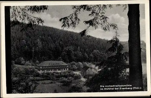 Ak Eisenberg in Thüringen, Amtsschreibermühle im Mühltal