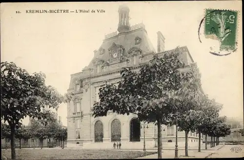 Ak Le Kremlin-Bicêtre Val de Marne, Hôtel de Ville