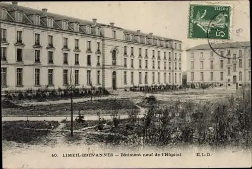 Ak Limeil Brevannes Val de Marne, Bâtiment de l´Hôpital