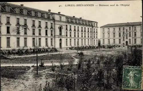 Ak Limeil Brevannes Val de Marne, Bâtiment de l´Hôpital