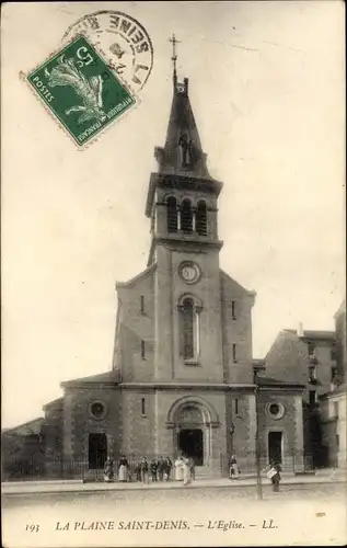 Ak La Plaine Saint Denis Seine Saint Denis, L´Église