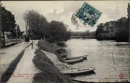 Ak Bonneuil sur Marne, Promenade de Lavarenne