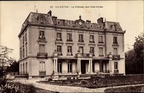 Ak Valenton Val de Marne, Château des Charmilles