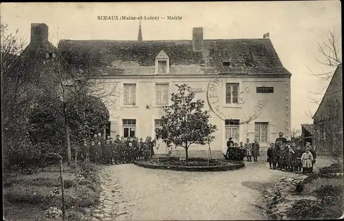 Ak Sceaux d’Anjou Maine et Loire, La Mairie