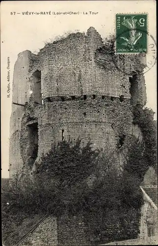 Ak Viévy le Rayé Loir-et-Cher, La Tour