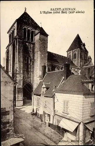 Ak Saint Aignan Loir et Cher, L´Église