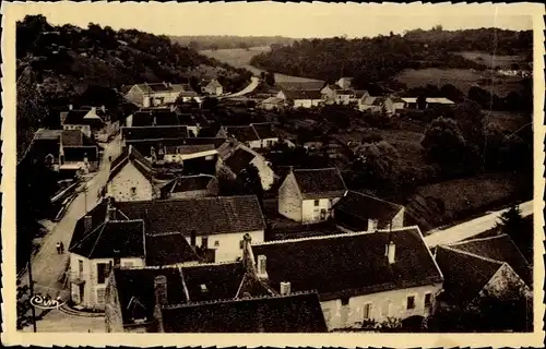 Ak Asnières-sous-Bois Yonne, Route de Vézelay