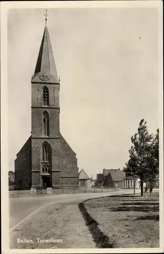 Ak Beilen Drenthe Niederlande, Torenlaan, Kirche
