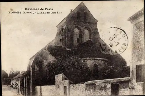 Ak Fosses Val-d’Oise, L´Eglise