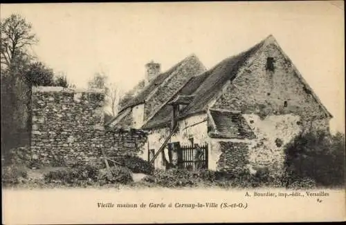 Ak Cernay la Ville Yvelines, Vieille Maison de Garde