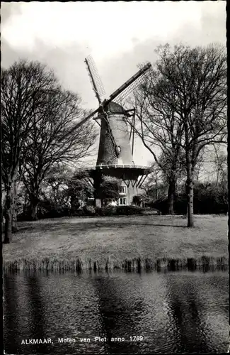Ak Alkmaar Nordholland Niederlande, Molen van Piet anno 1769