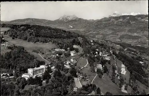 Ak Kt Waadt Schweiz, Mont Pelerin et les Alpes fribourgeoises