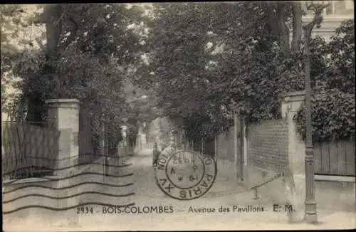 Ak Bois Colombes Hauts de Seine, Avenue des Pavillons