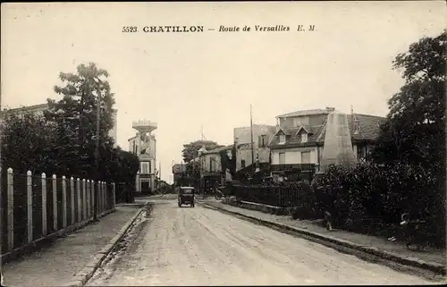 Ak Chatillon Hauts de Seine, Route de Versailles