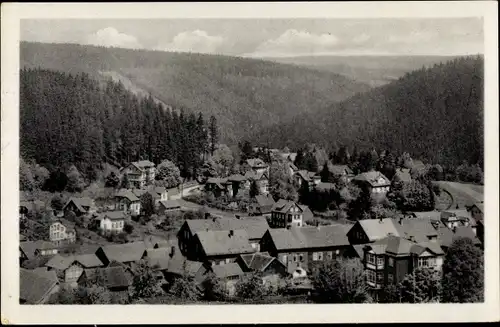Ak Finsterbergen Friedrichroda im Thüringer Wald, Ort vom Kurhaus aus gesehen
