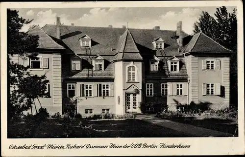 Ak Ostseebad Graal Müritz, Richard Ossmann Heim, Kinderheim