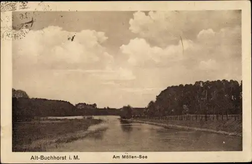 Ak Alt Buchhorst Grünheide, Partie am Möllensee