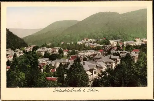 Ak Friedrichroda im Thüringer Wald, Ort, Berge