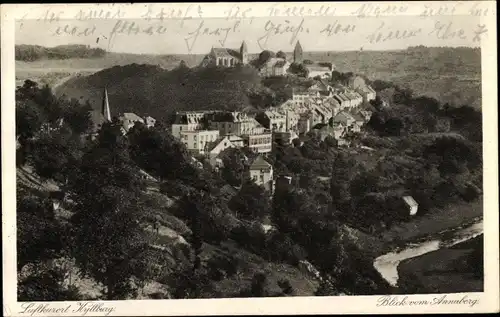Ak Kyllburg in der Eifel, Blick vom Annaberg auf Kyllburg