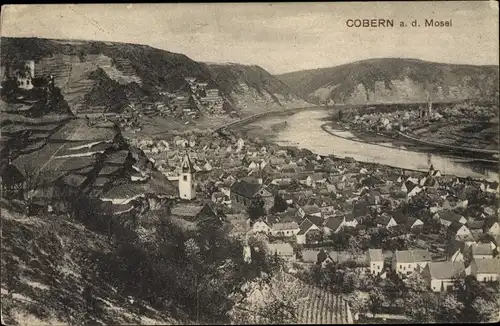 Ak Kobern Gondorf in Rheinland Pfalz, Panorama