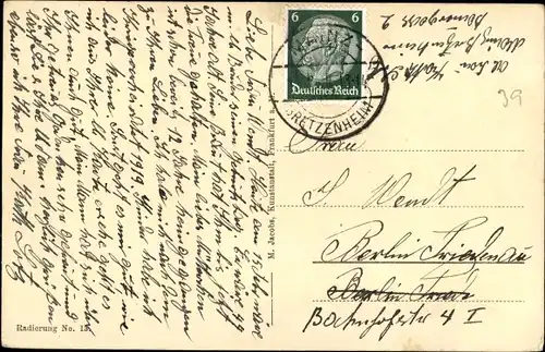 Künstler Ak Mainz am Rhein, Rheinbrücke