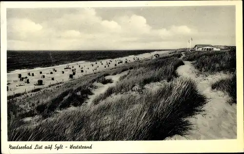 Ak List auf Sylt, Weststrand