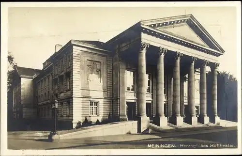 Ak Meiningen in Südthüringen, Herzogliches Hoftheater