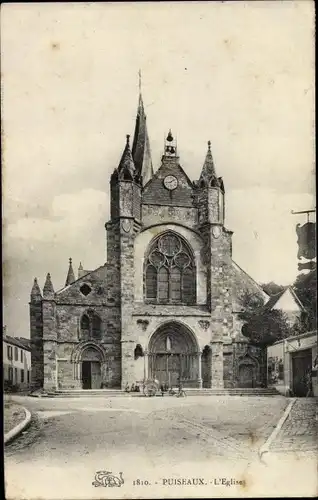 Ak Puiseaux Loiret, L´Église