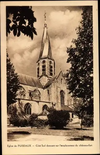 Ak Puiseaux Loiret, L´Église