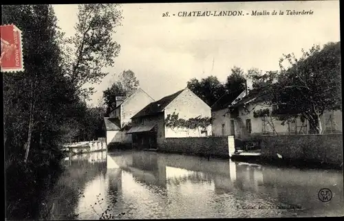 Ak Chateau Landon Seine et Marne, Moulin de la Tabarderie