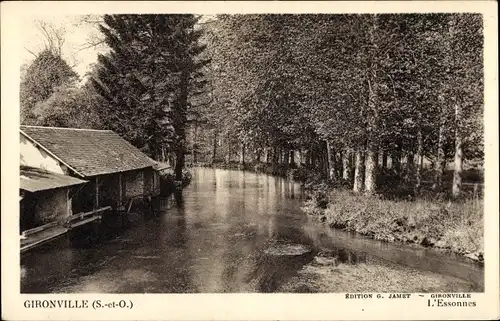 Ak Gironville Essonne, L´Essonnes