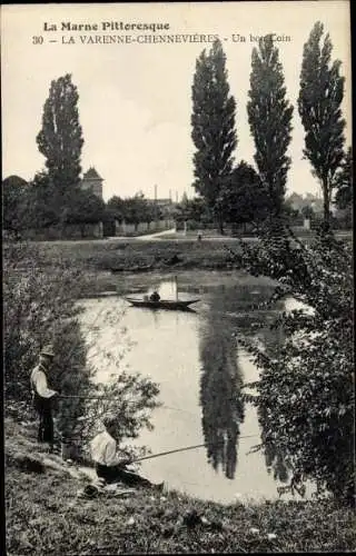 Ak Lavarenne Chennevières Val-de-Marne, Un Boin Coin de la Marne