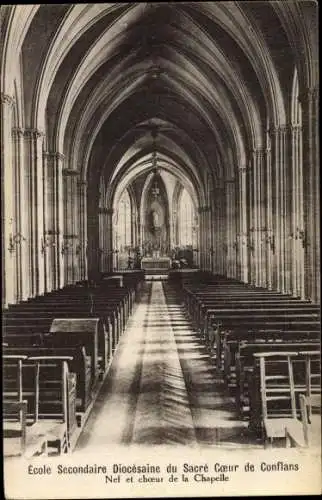 Ak Charenton Val-de-Marne, École Secondairedu Sacré Coeru de Conflans, Coeur de la Chapelle