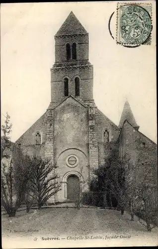 Ak Suèvres Loir-et-Cher, Chapelle Saint Lubin