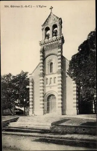 Ak Gièvres Loir-et-Cher, L´Église