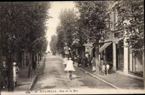 Ak Riva Bella Calvados, Rue de la Mer