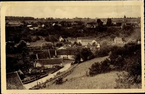 Ak Asnières-sous-Bois Yonne, Panorama