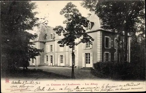 Ak Avallon Yonne, Château des Alleux