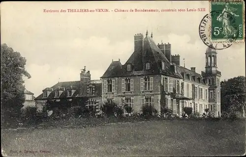Ak Les Thilliers En Vexin Eure, Château de Boisdemetz